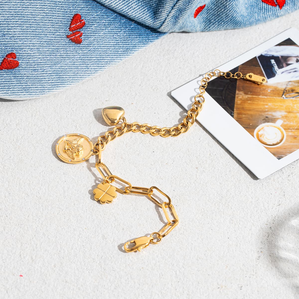 Angel Coin Bracelet