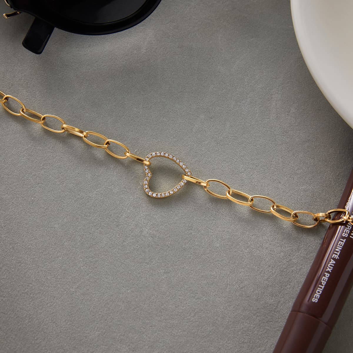 Heart Chain Bracelet