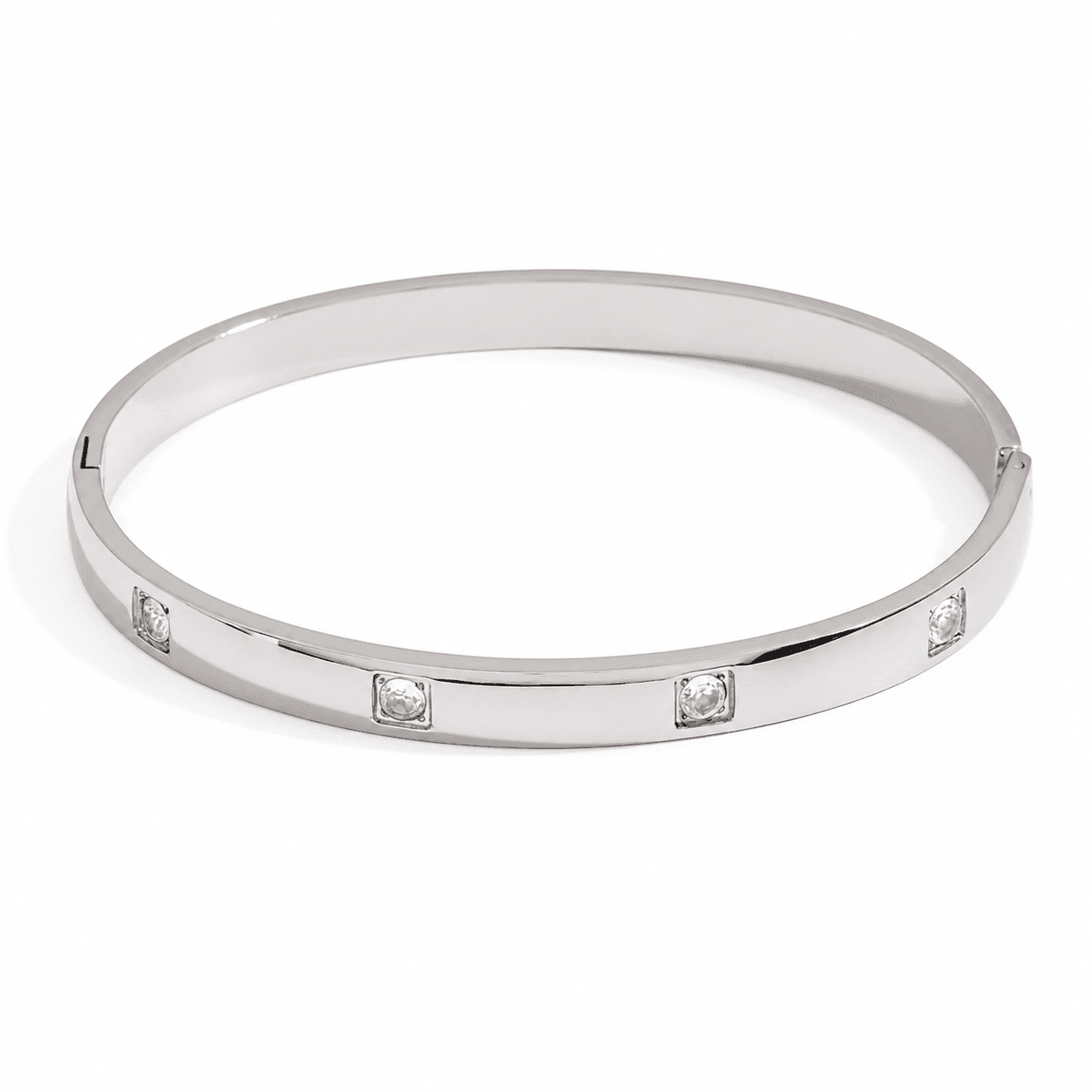 Simple Crystal Bangle