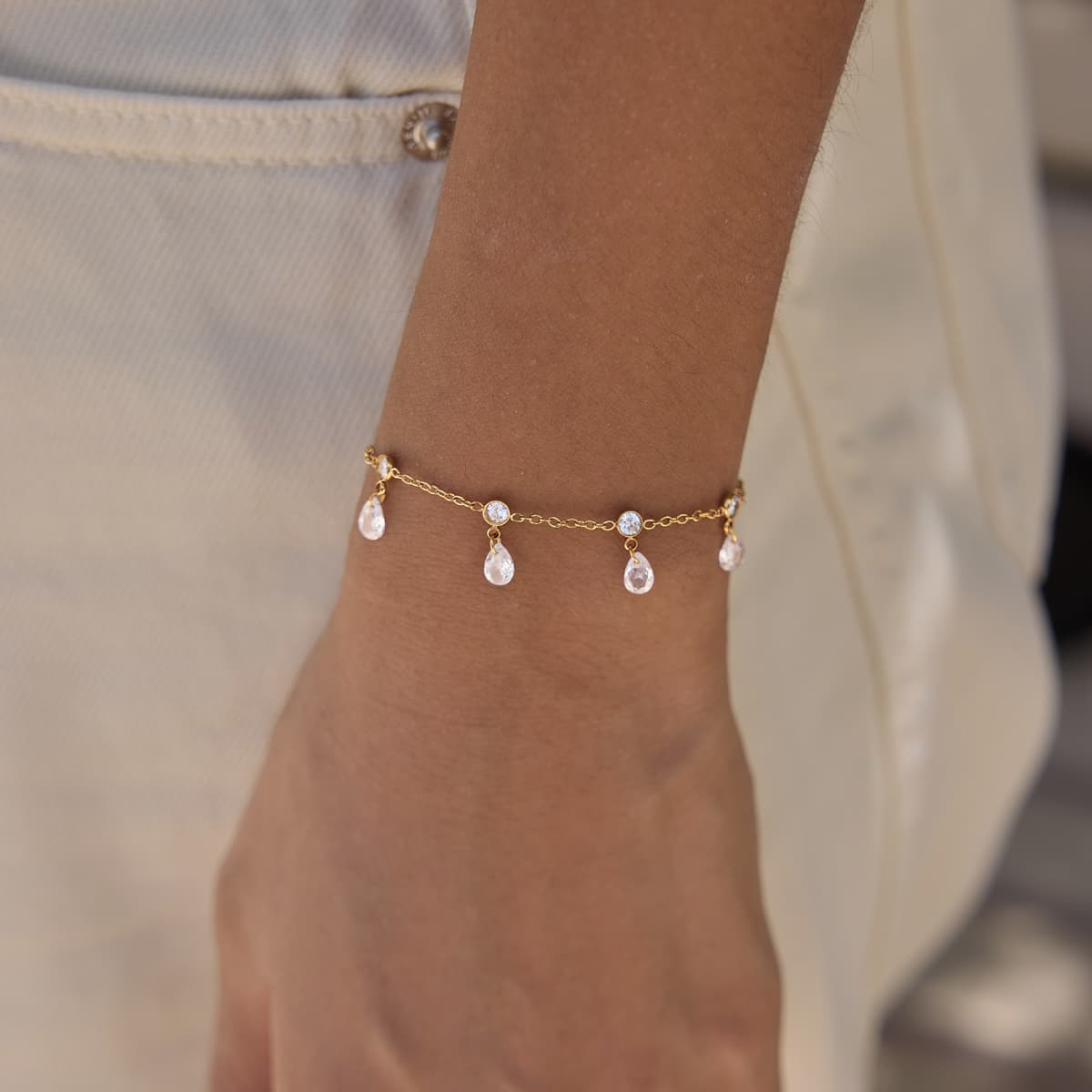 Crystal Drop Bracelet