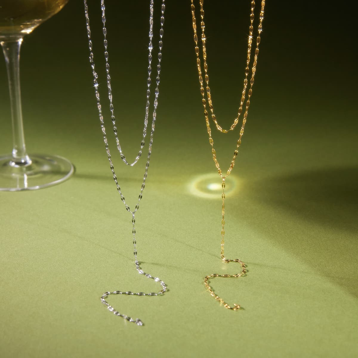 Layered Y Necklace