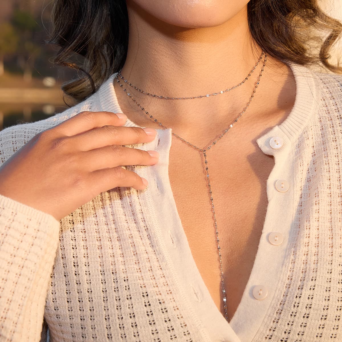 Layered Y Necklace