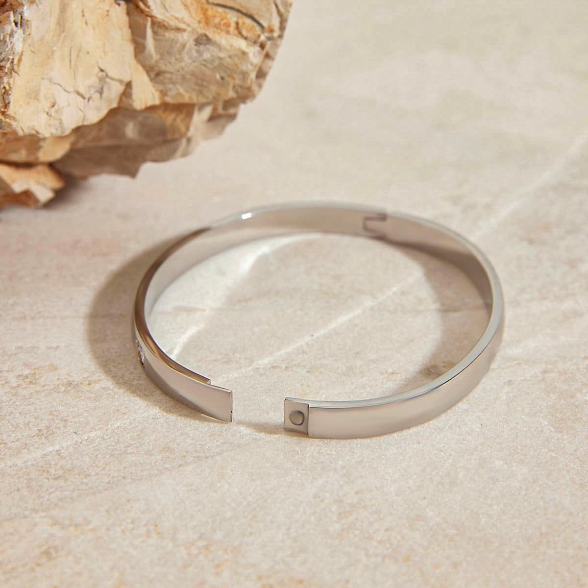 Simple Crystal Bangle