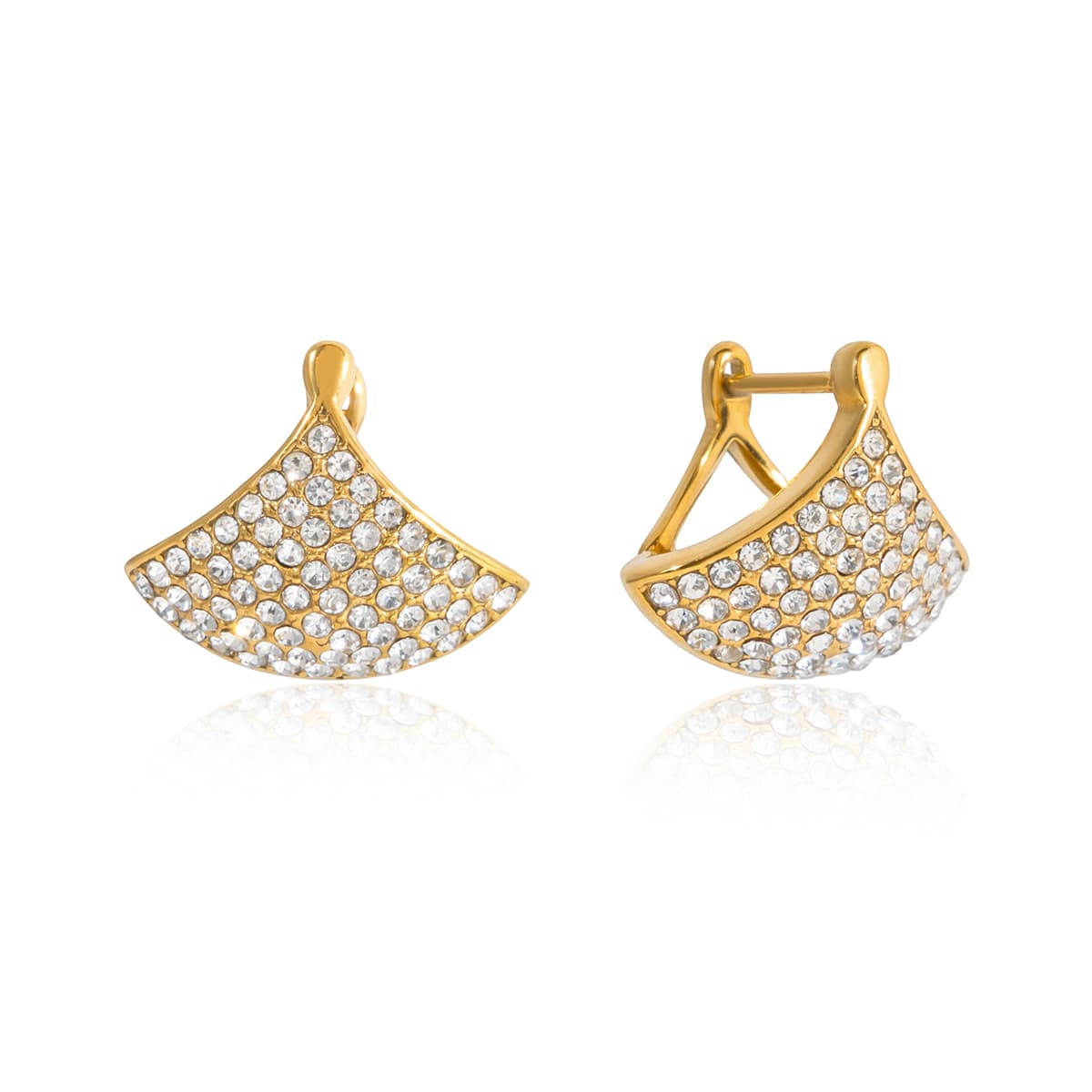 Rhinestone Pave Earrings