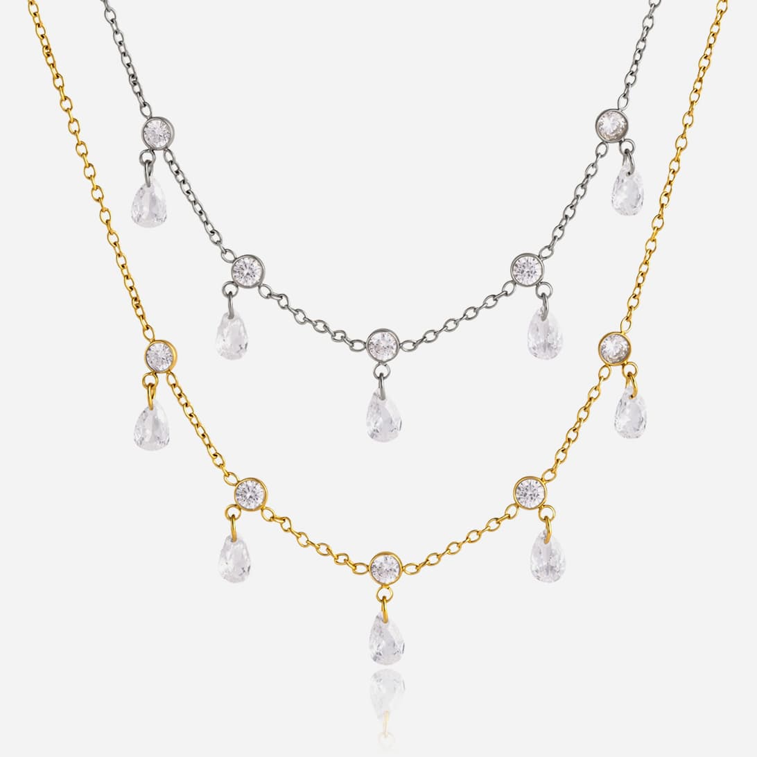 Crystal Drop Necklace