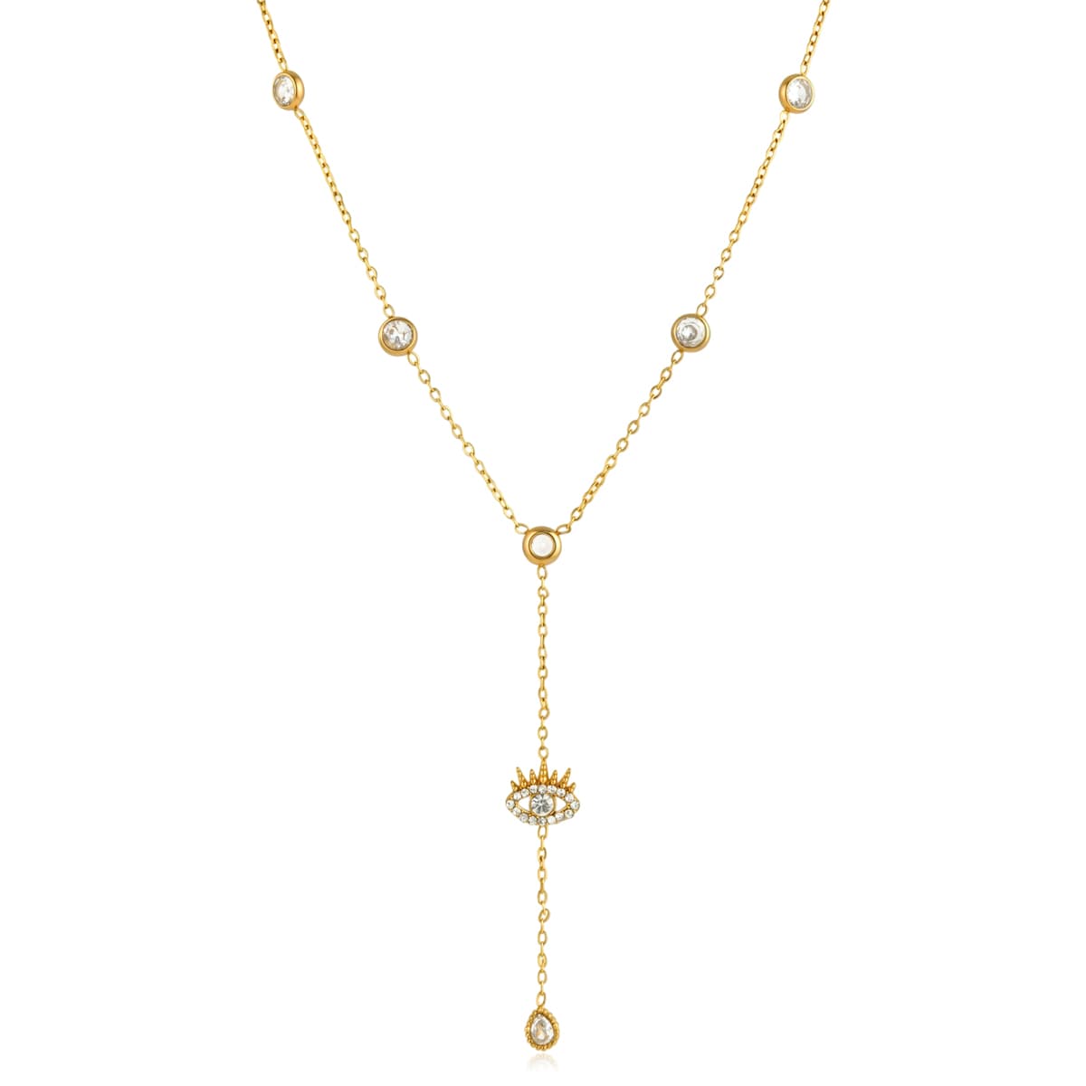 Evil Eye Y Necklace
