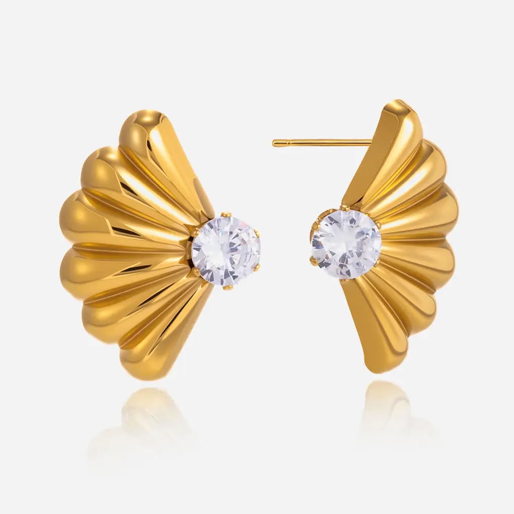 Seashell Stud Earrings 