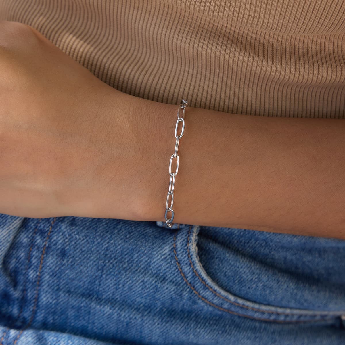 Paperclip Chain Bracelet 