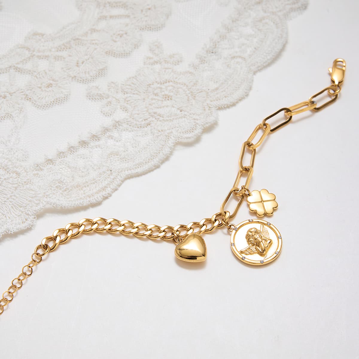 Angel Coin Bracelet
