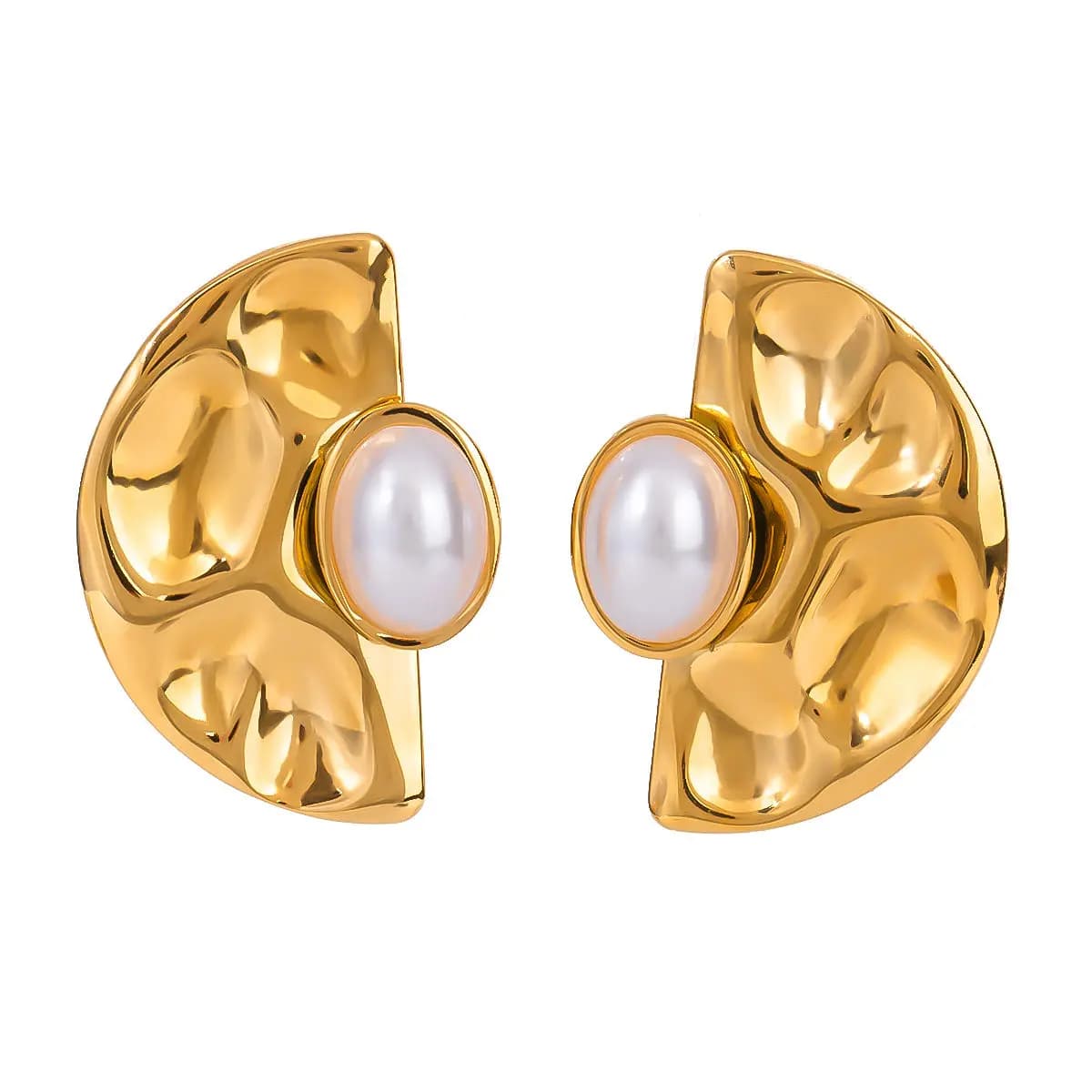 Pearl Statement Earrings 