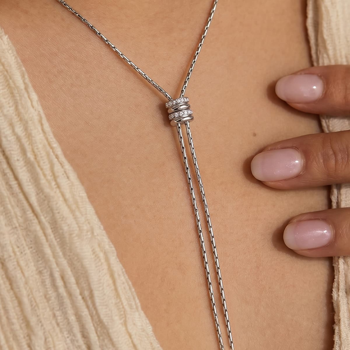 Adjustable Slider Necklace