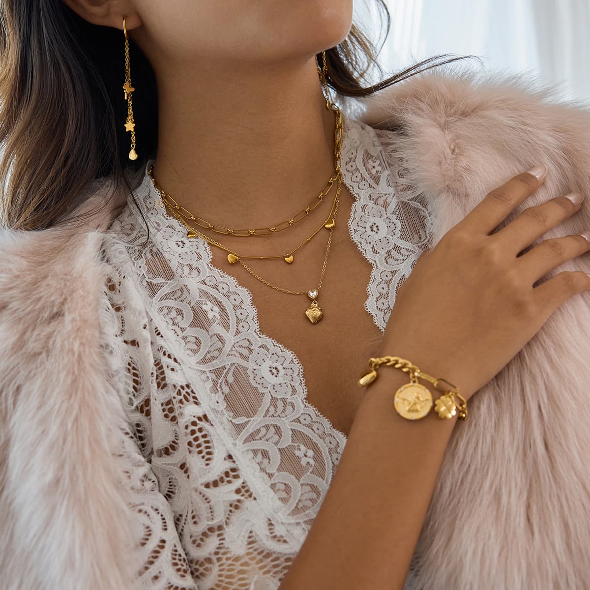 Angel Coin Bracelet