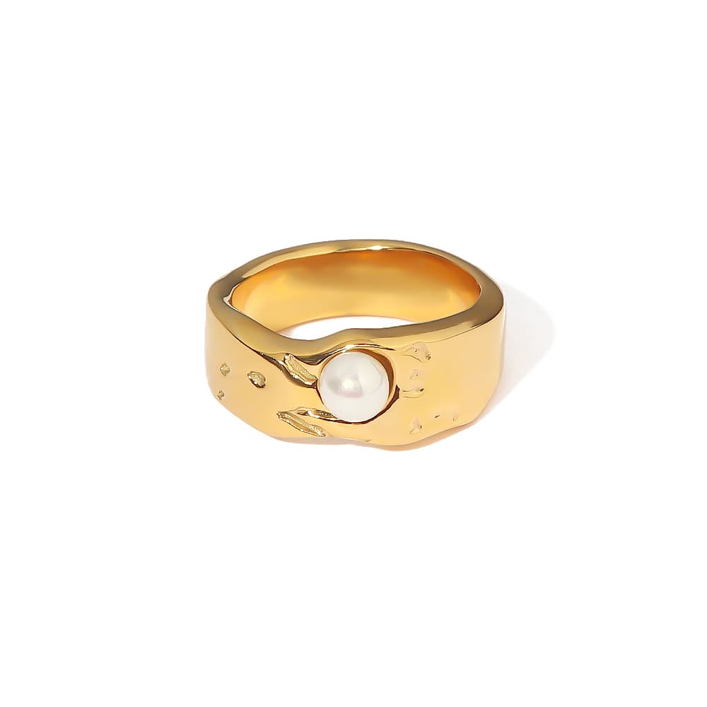 Pearl Wave Ring