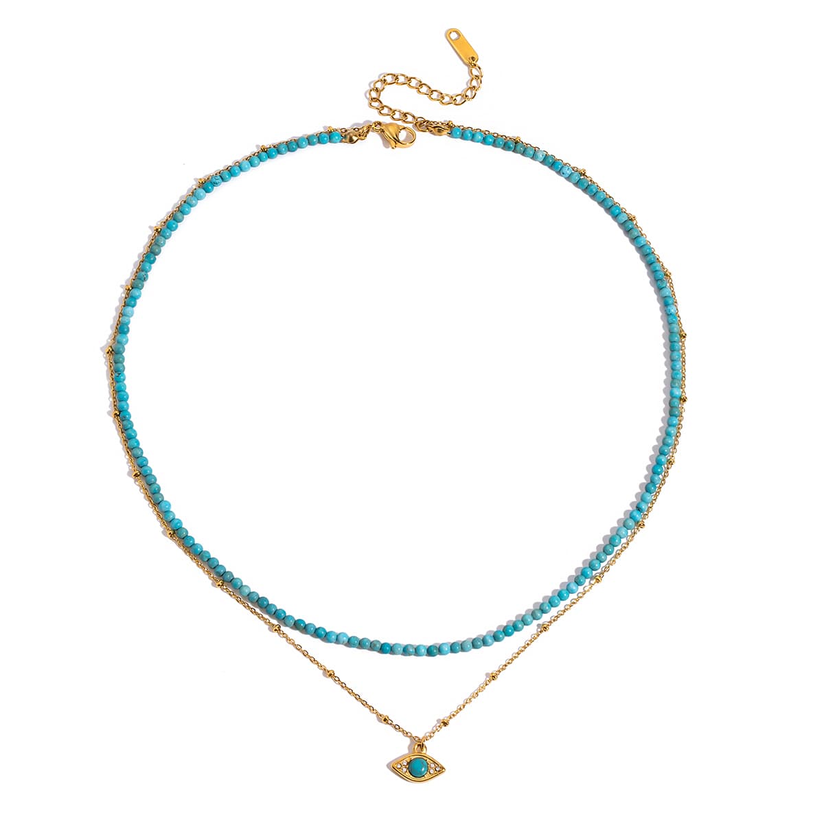 Bead Evil Eye Necklace