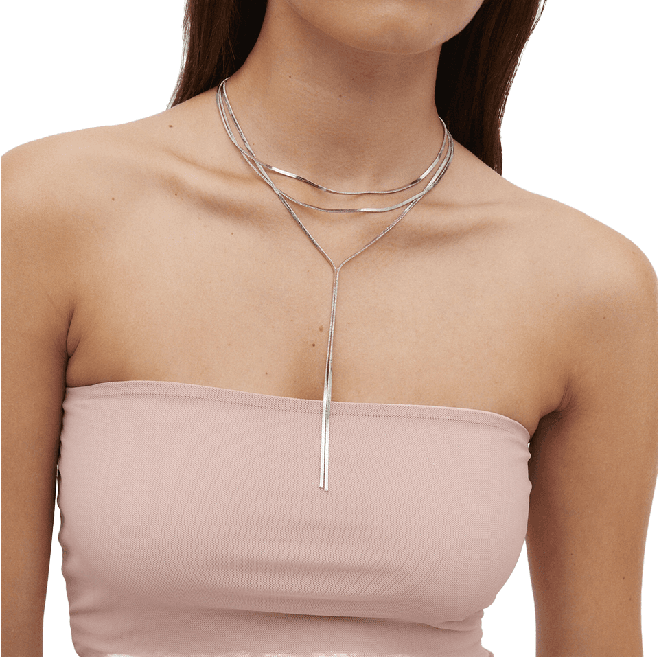 Layered Snake Chain Necklace