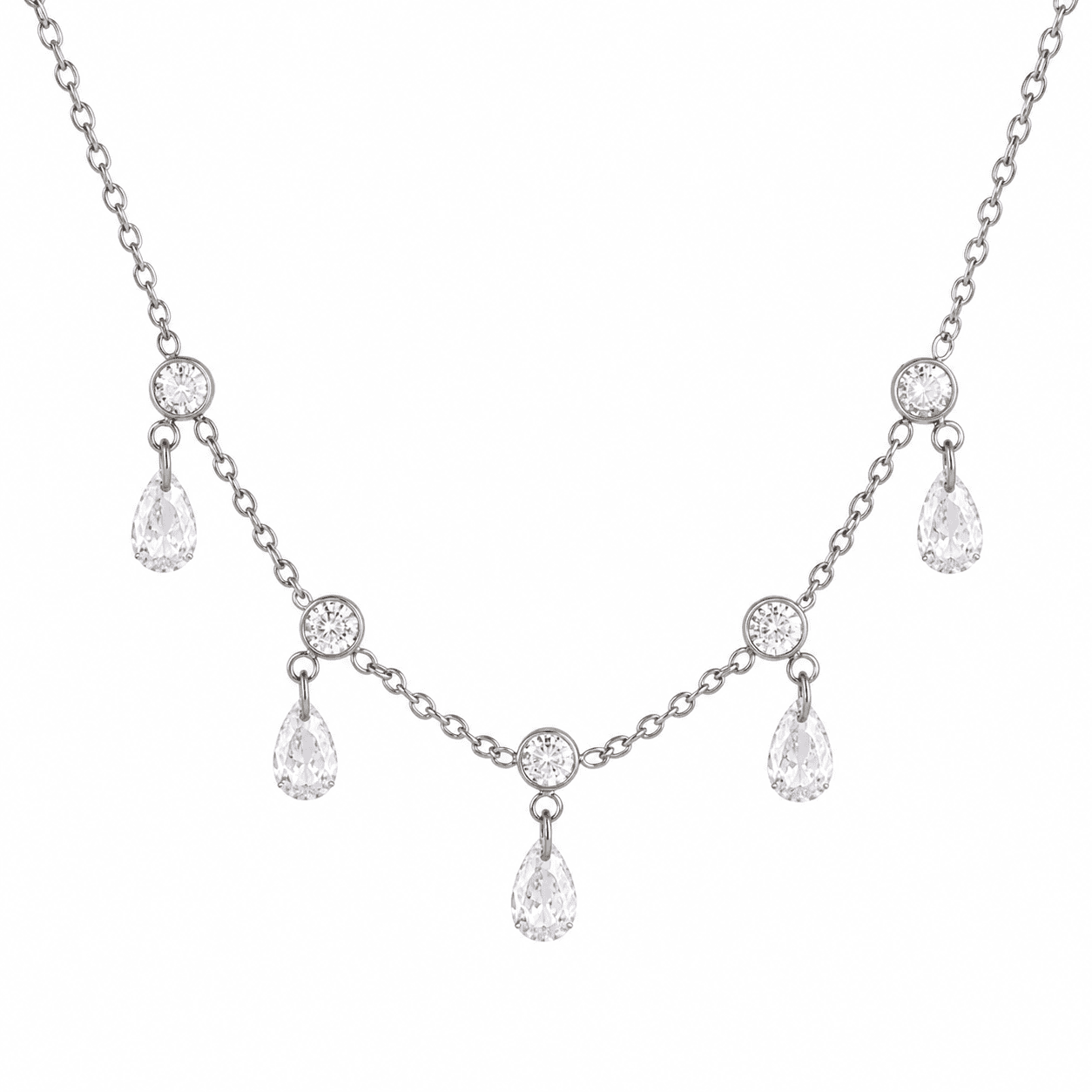 Crystal Drop Necklace