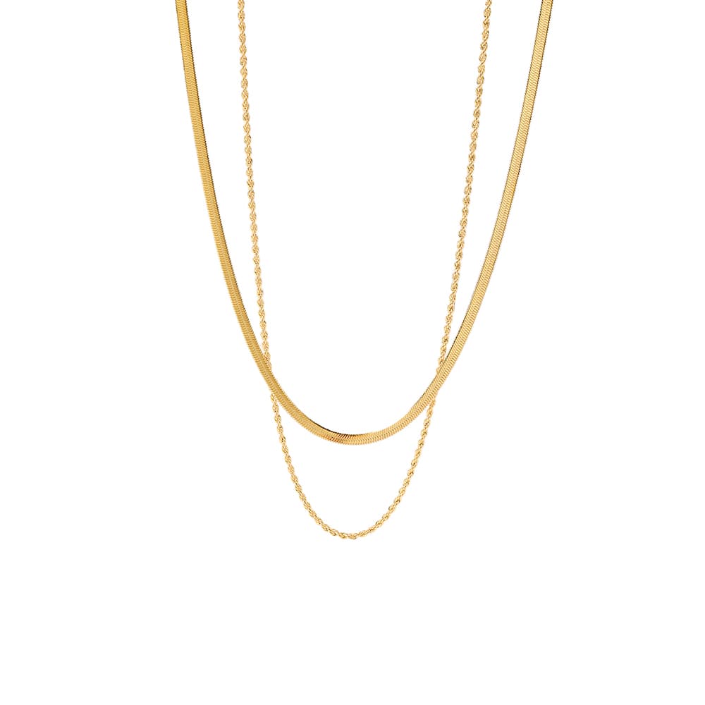 Snake Chain Necklace 2-1