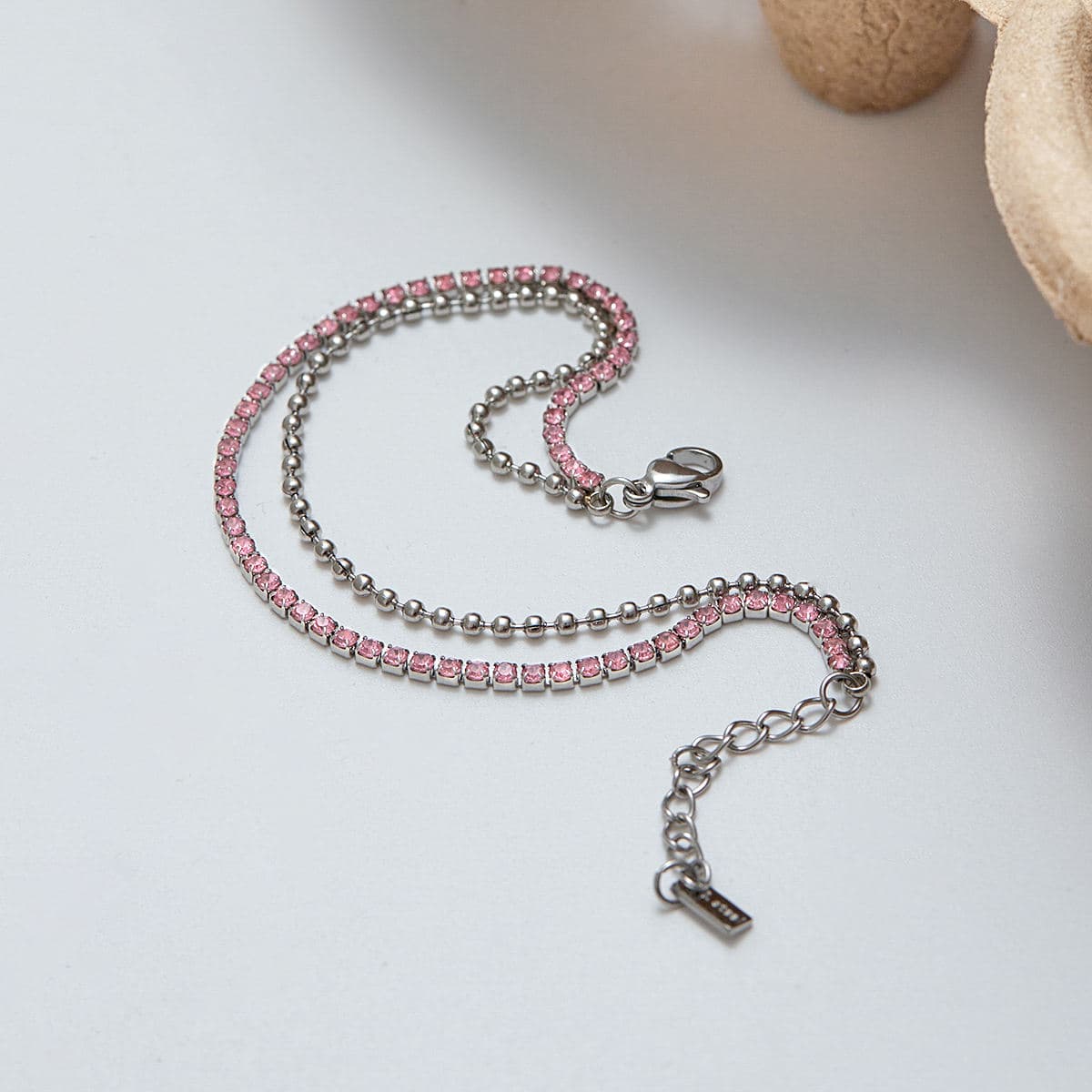 Pink Tennis Bracelet 