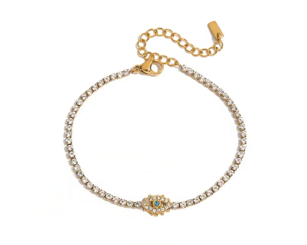 Evil Eye Tennis Bracelet