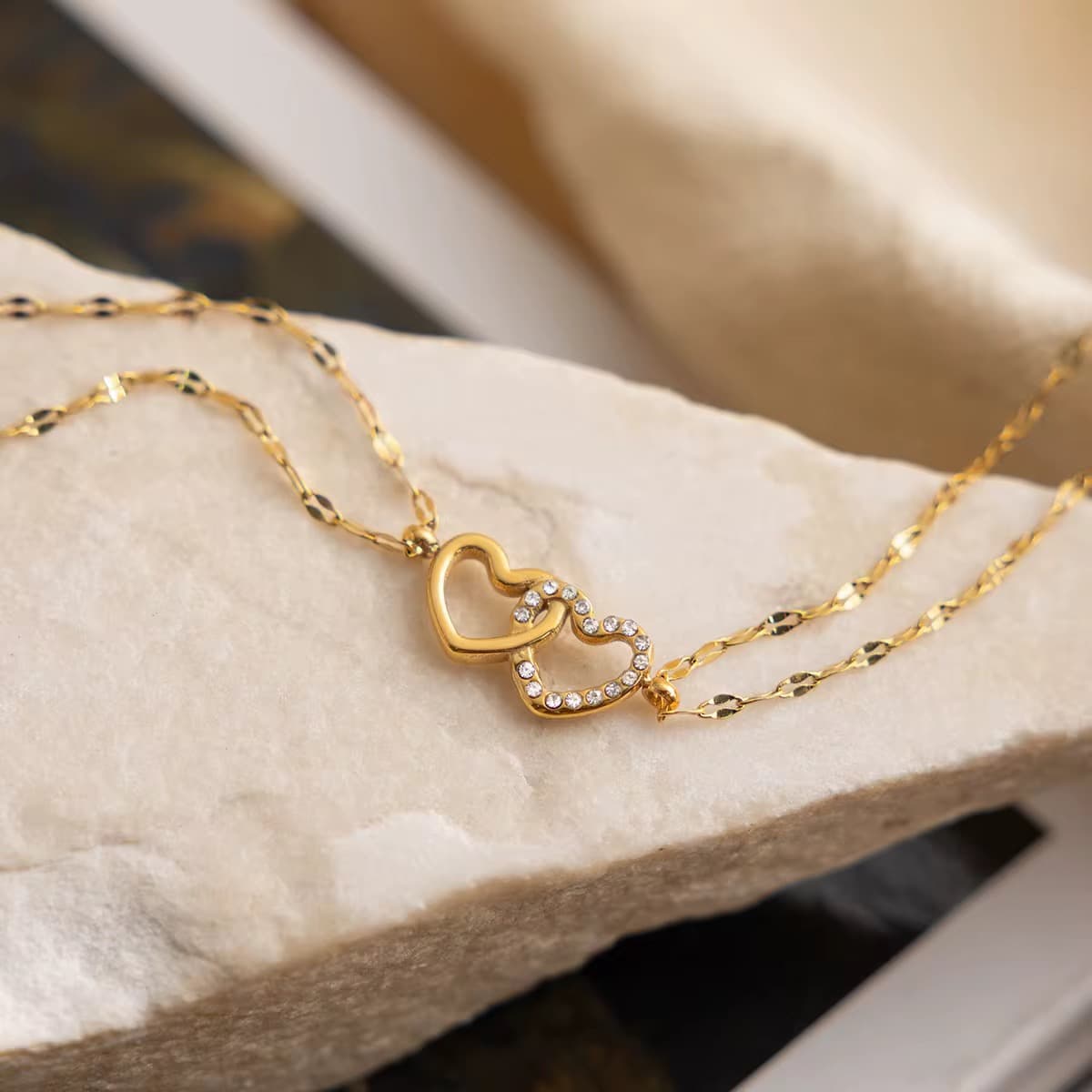 Double Heart Bracelet