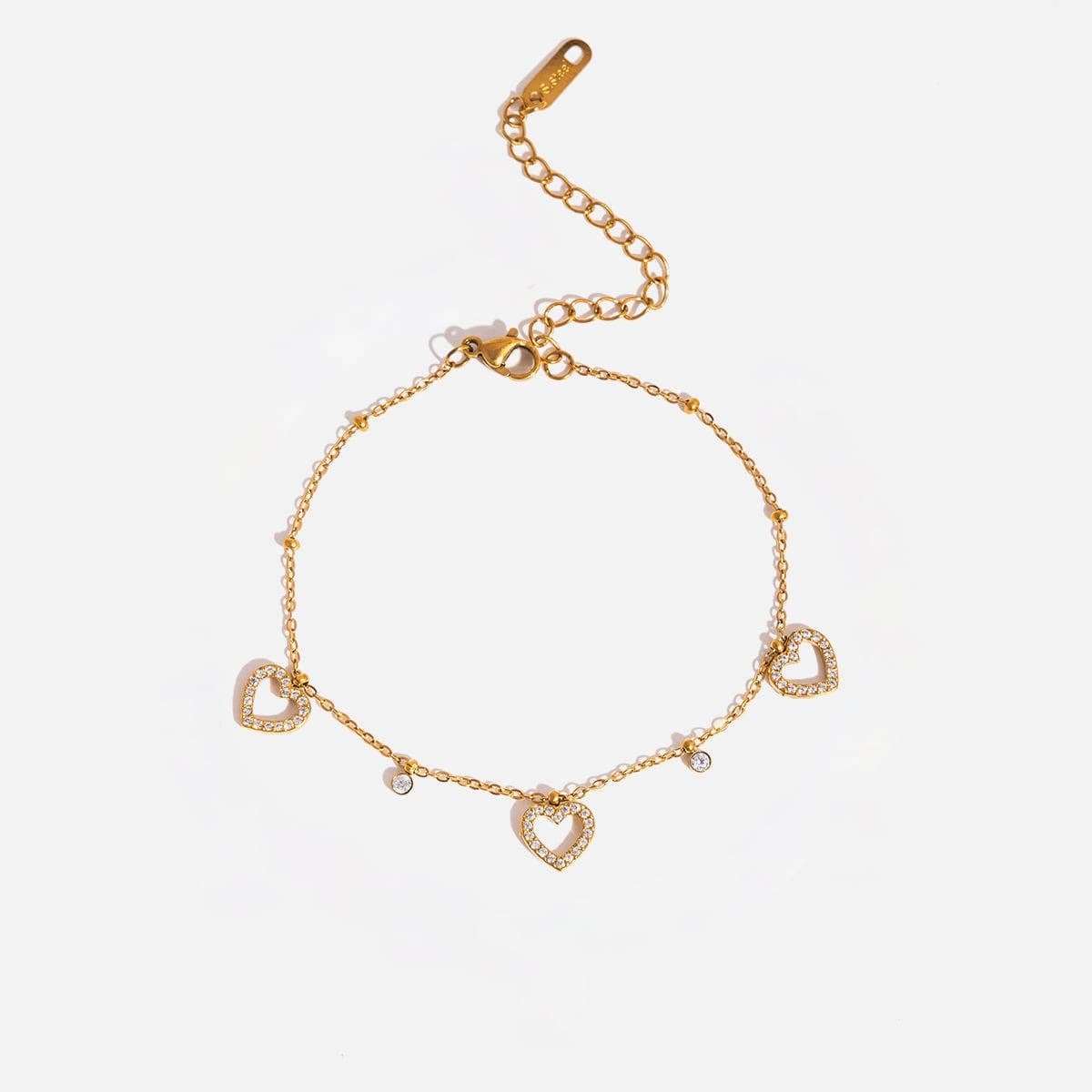Heart Charm Bracelet