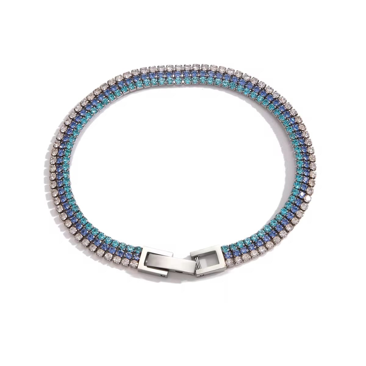 Blue Tennis Bracelet