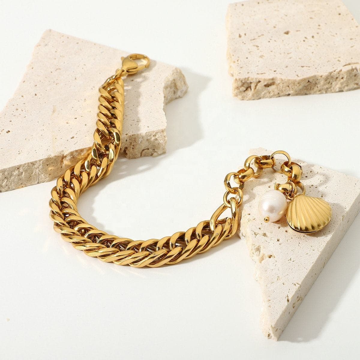Freshwater Pearl Shell Bracelet 