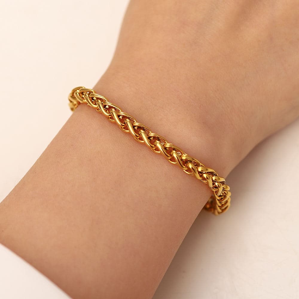 Braided Chain Bracelet 