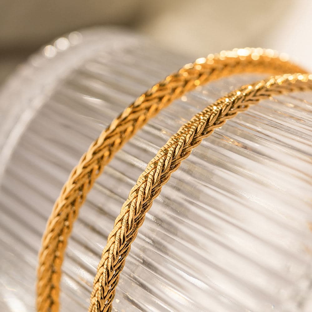 Braided Herringbone Bracelet 