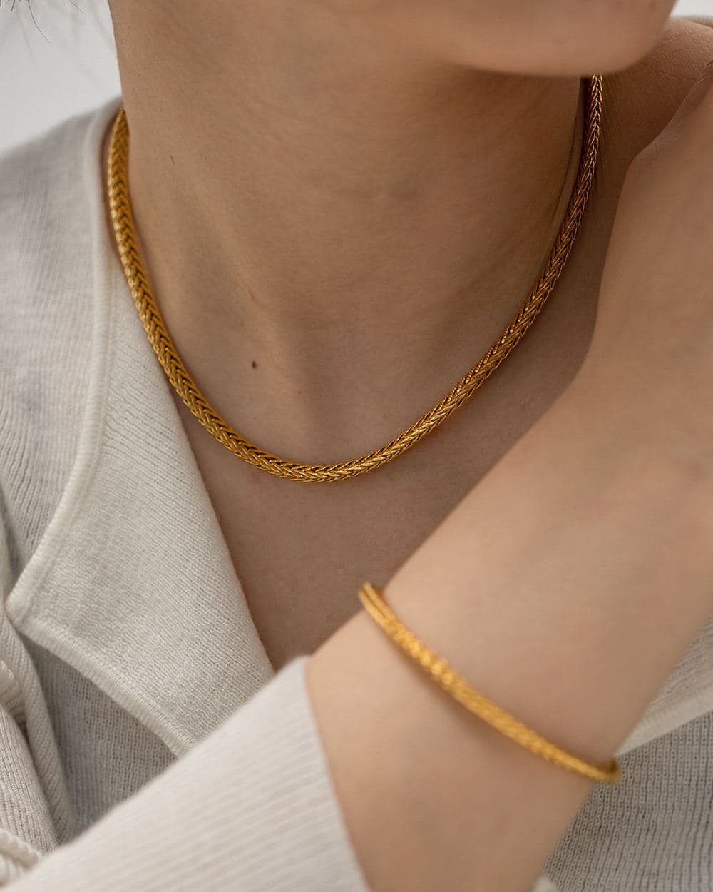 Braided Herringbone Bracelet 