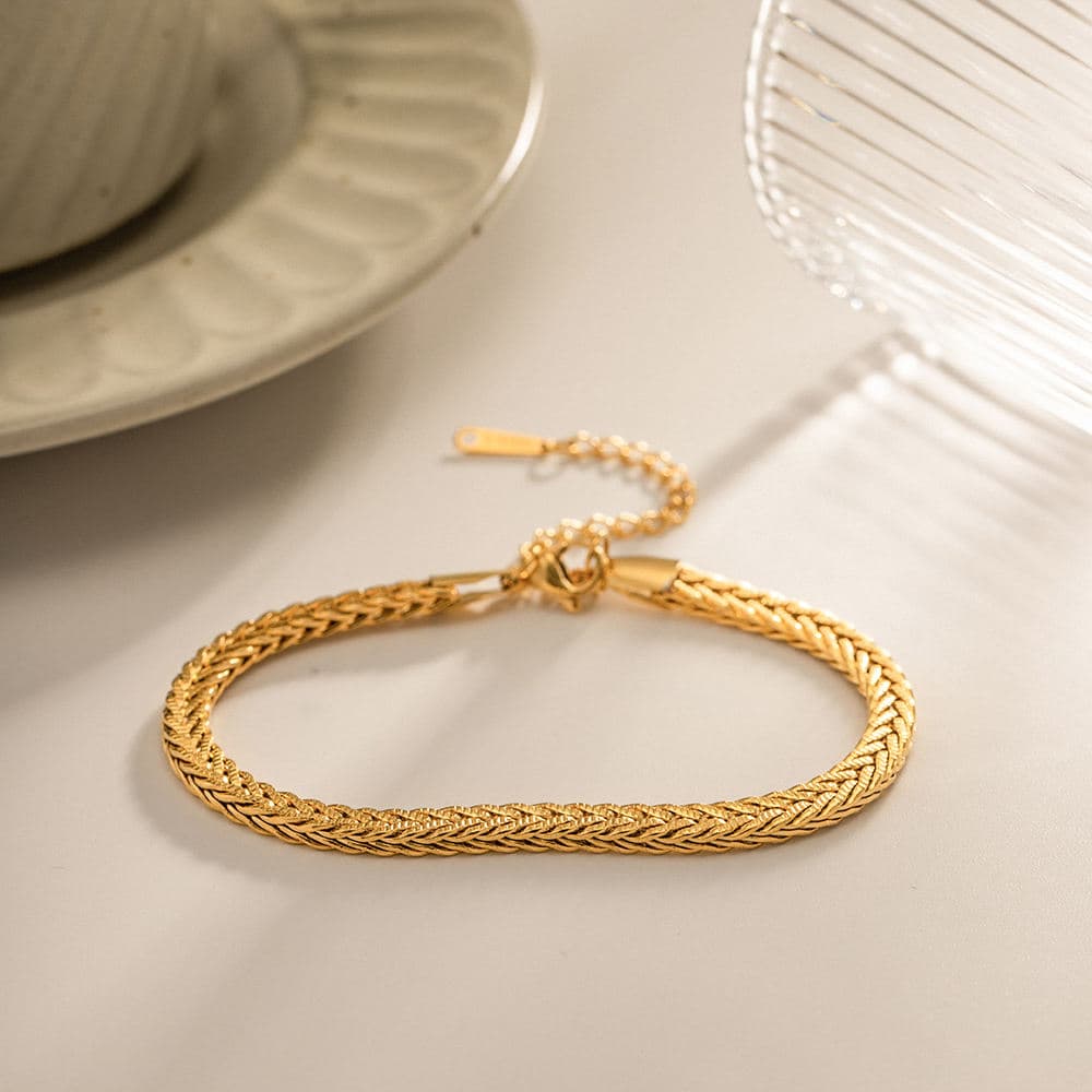 Braided Herringbone Bracelet 