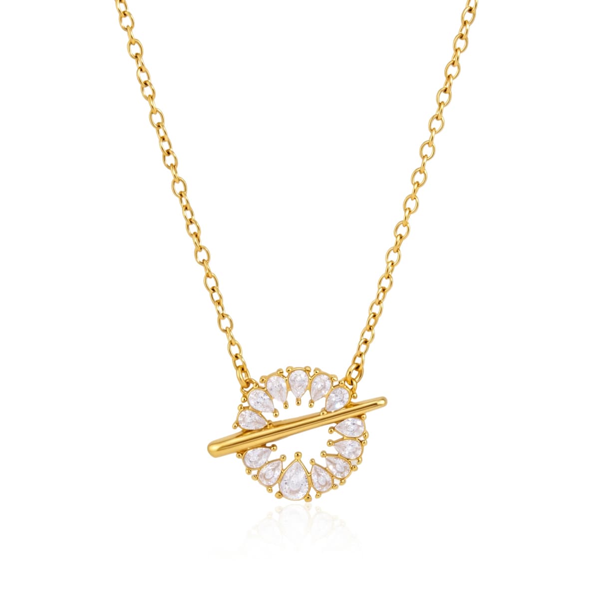 Hollow Drop Necklace