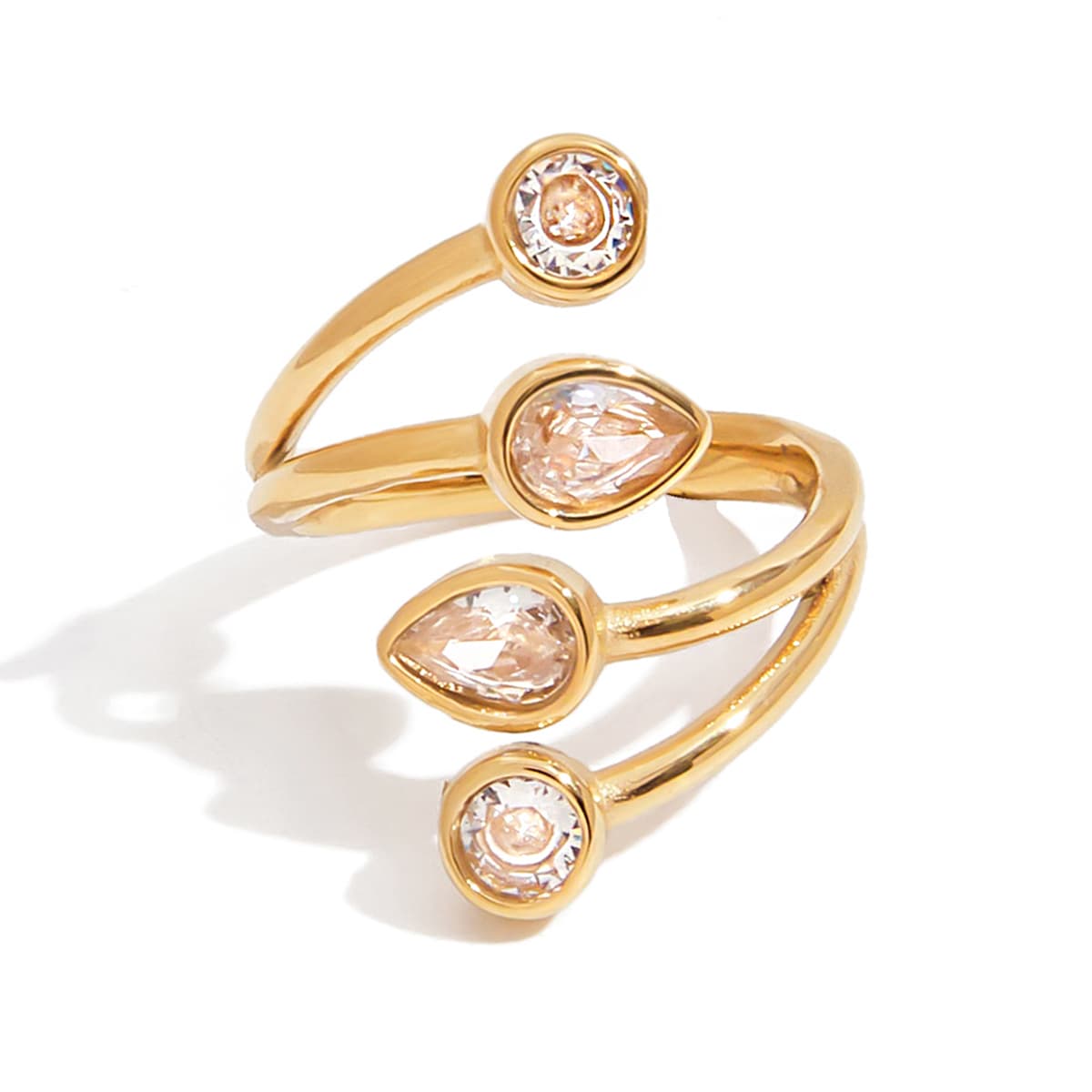 Teardrop Stack Ring