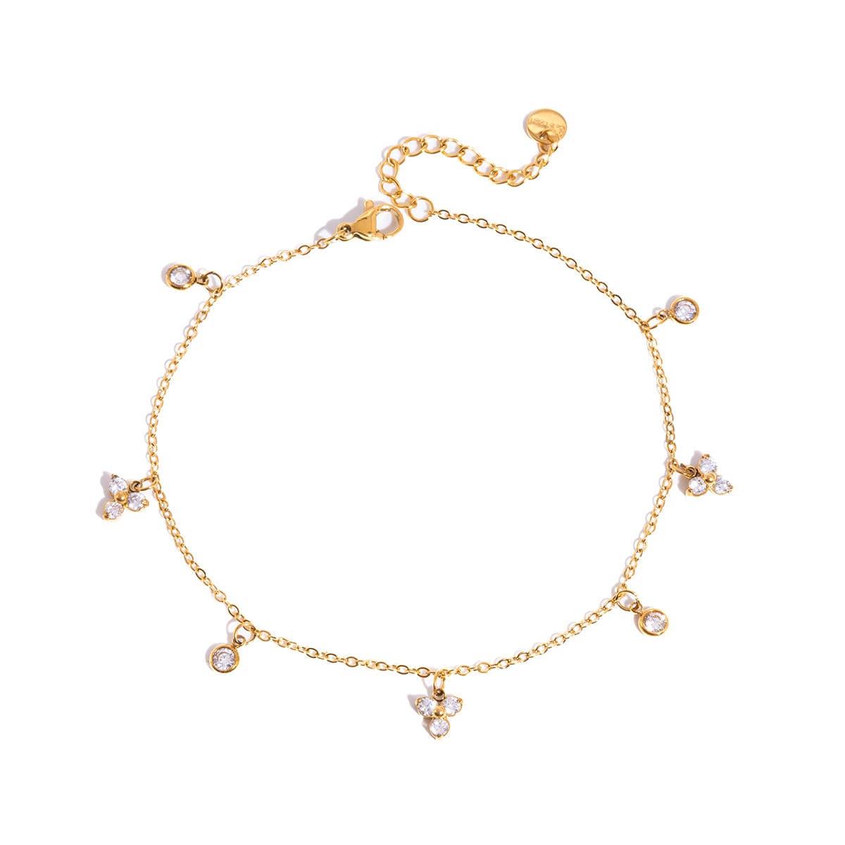 Crystal Charm Anklet