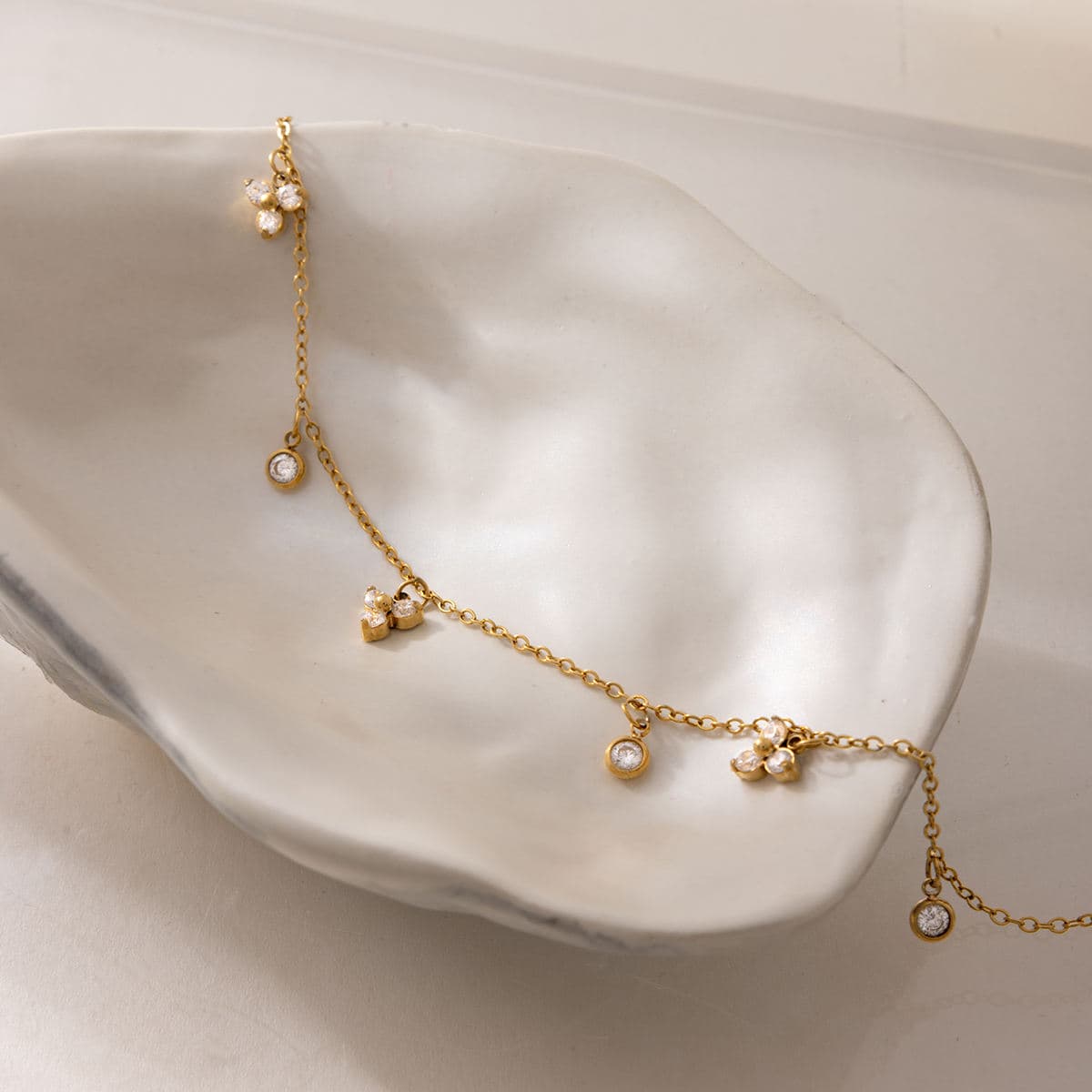 Crystal Charm Anklet