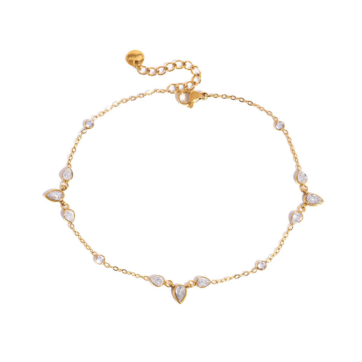Marquise Zircon Anklet