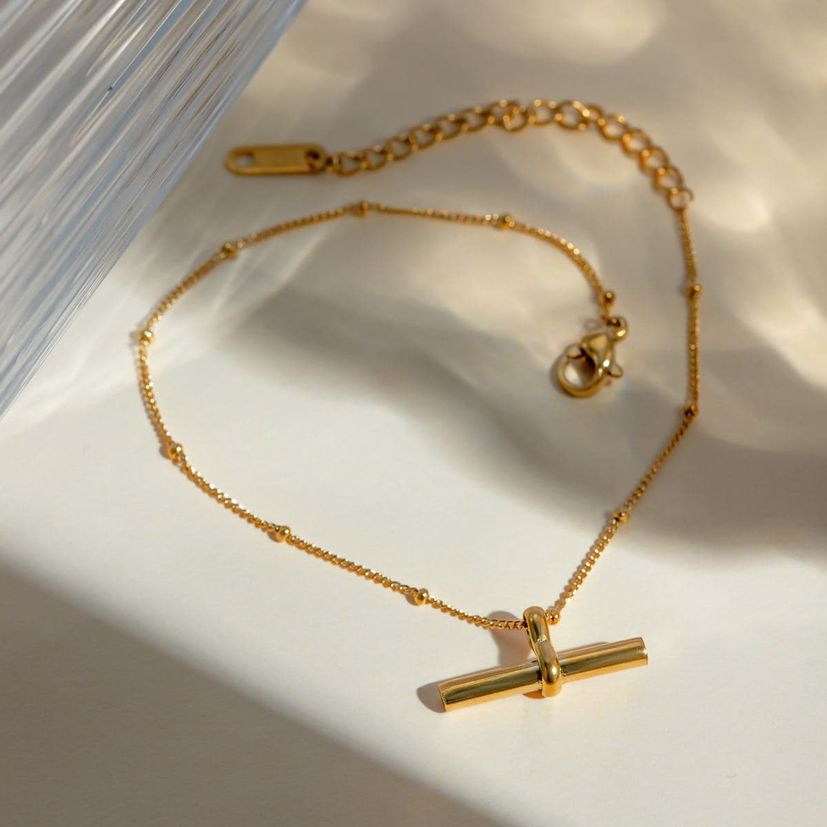 Minimalist Bar Anklet 