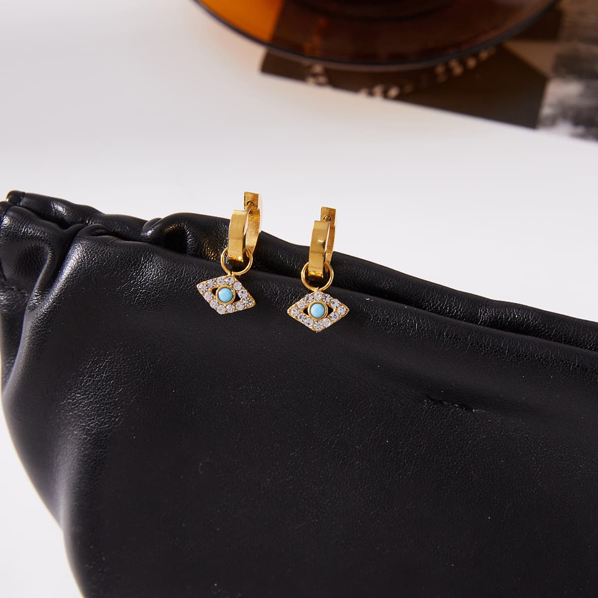 Evil Eye Hoop Earrings