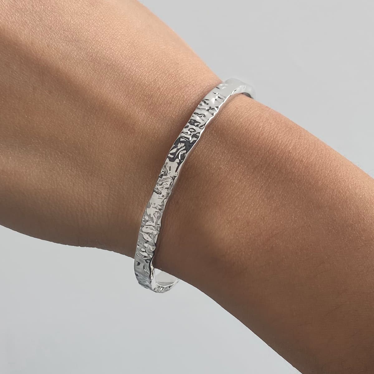 Hammered Cuff Bracelet 