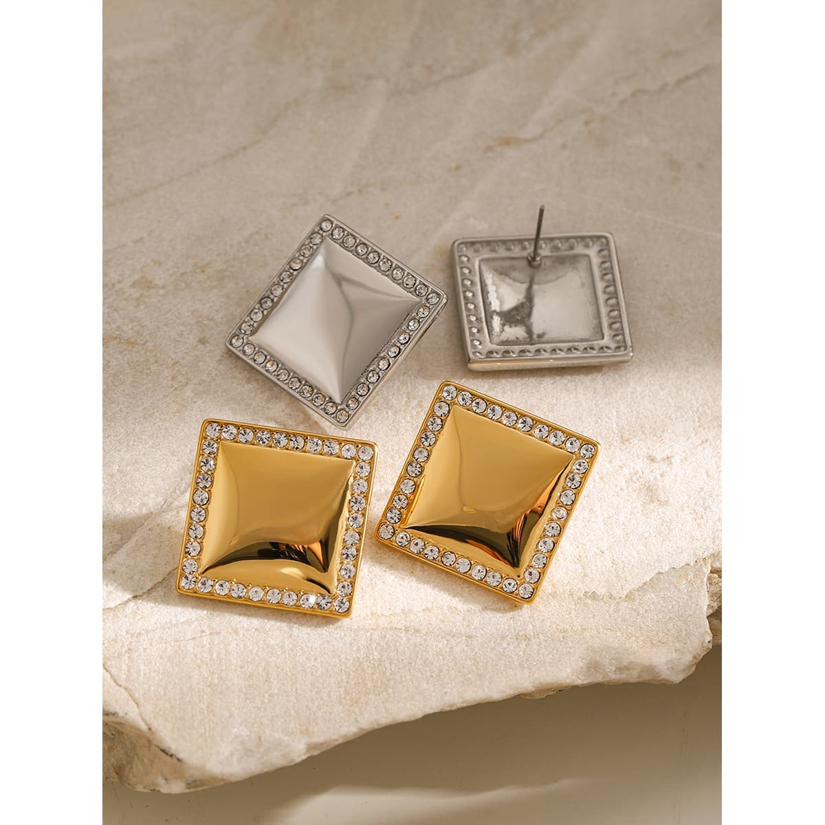 Square Statement Earrings