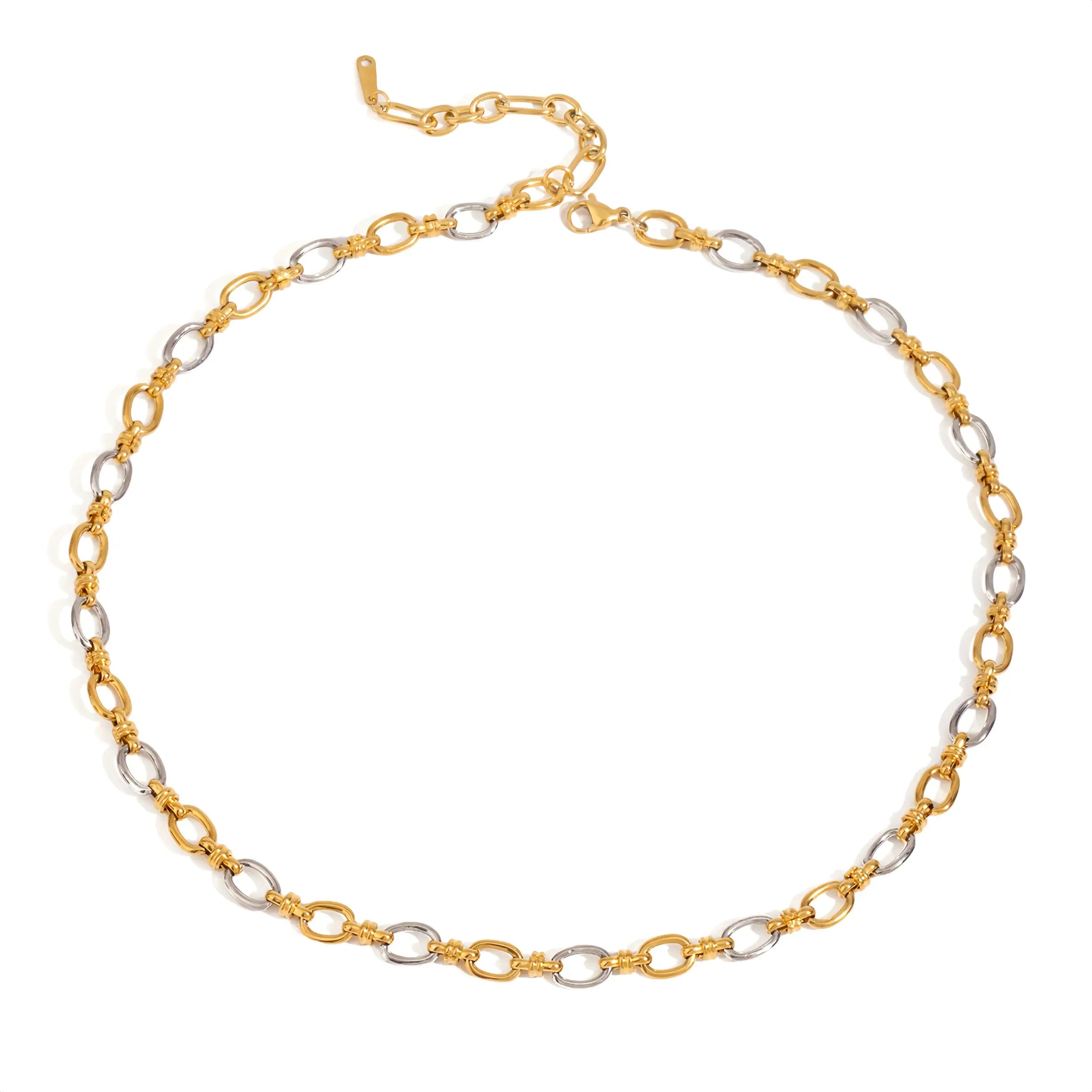 Two Tone Chain Necklace