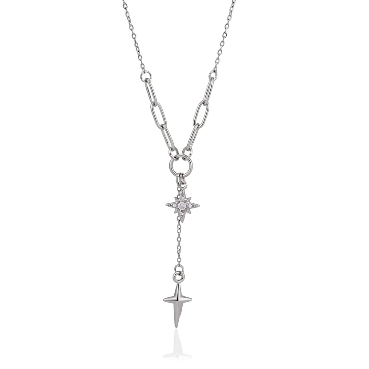 Celestial Star Drop Necklace