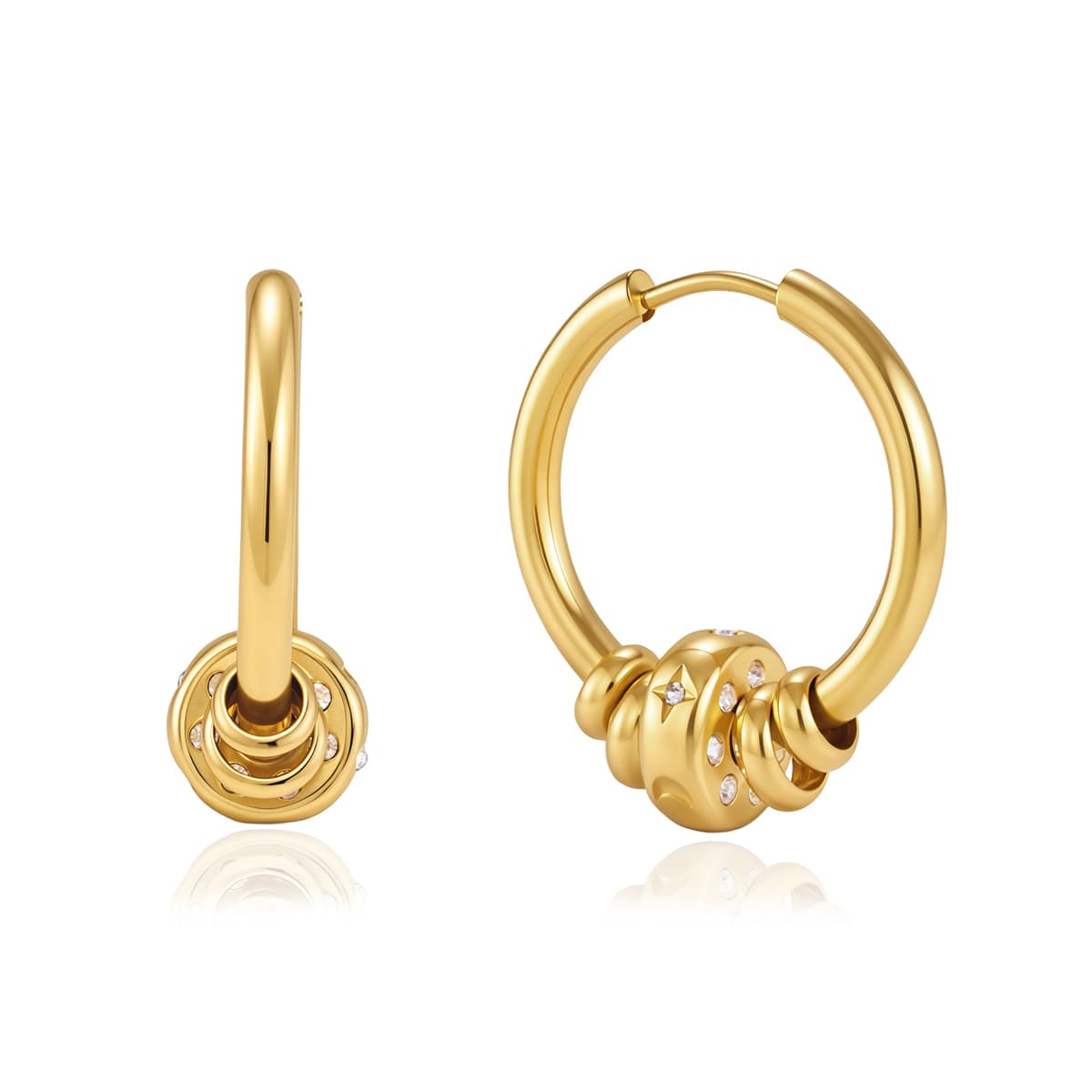 Celestial Hoop Earrings