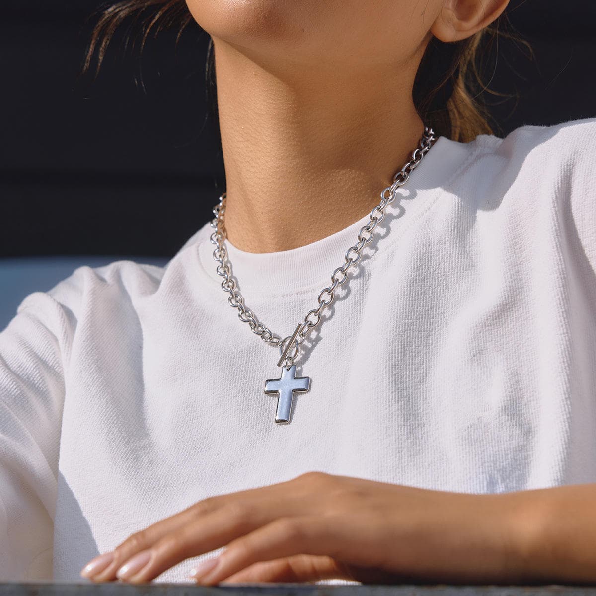 Cross Chain Necklace
