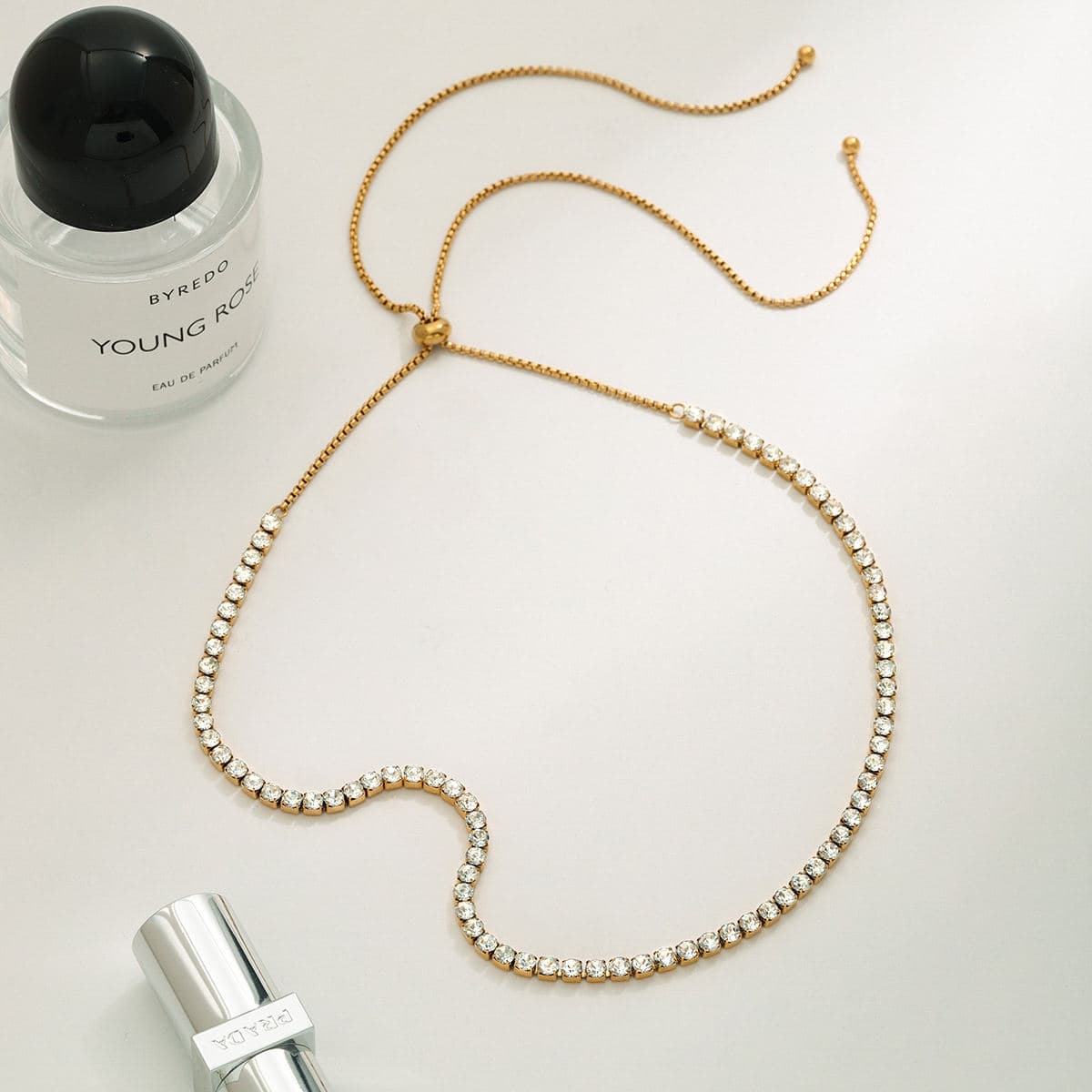 Tennis Snake Chain Necklace