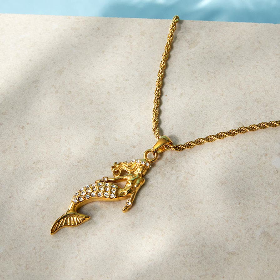 Mermaid Pendant Necklace 