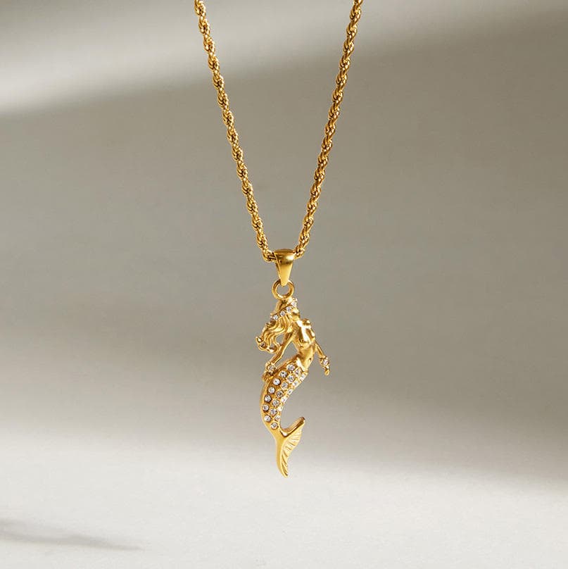 Mermaid Pendant Necklace 