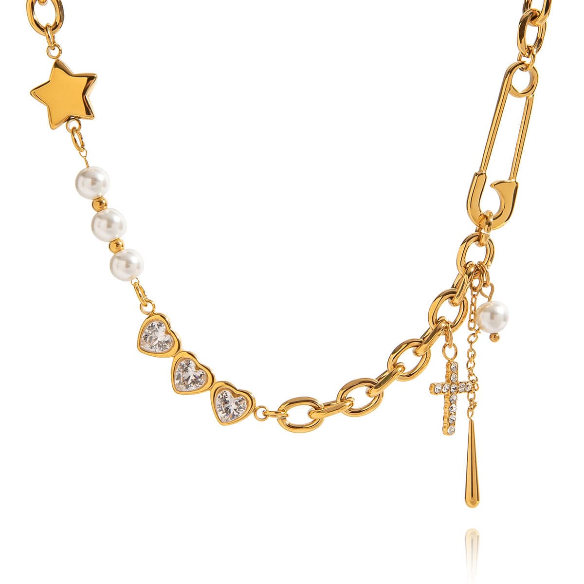 Cross Charm Necklace 