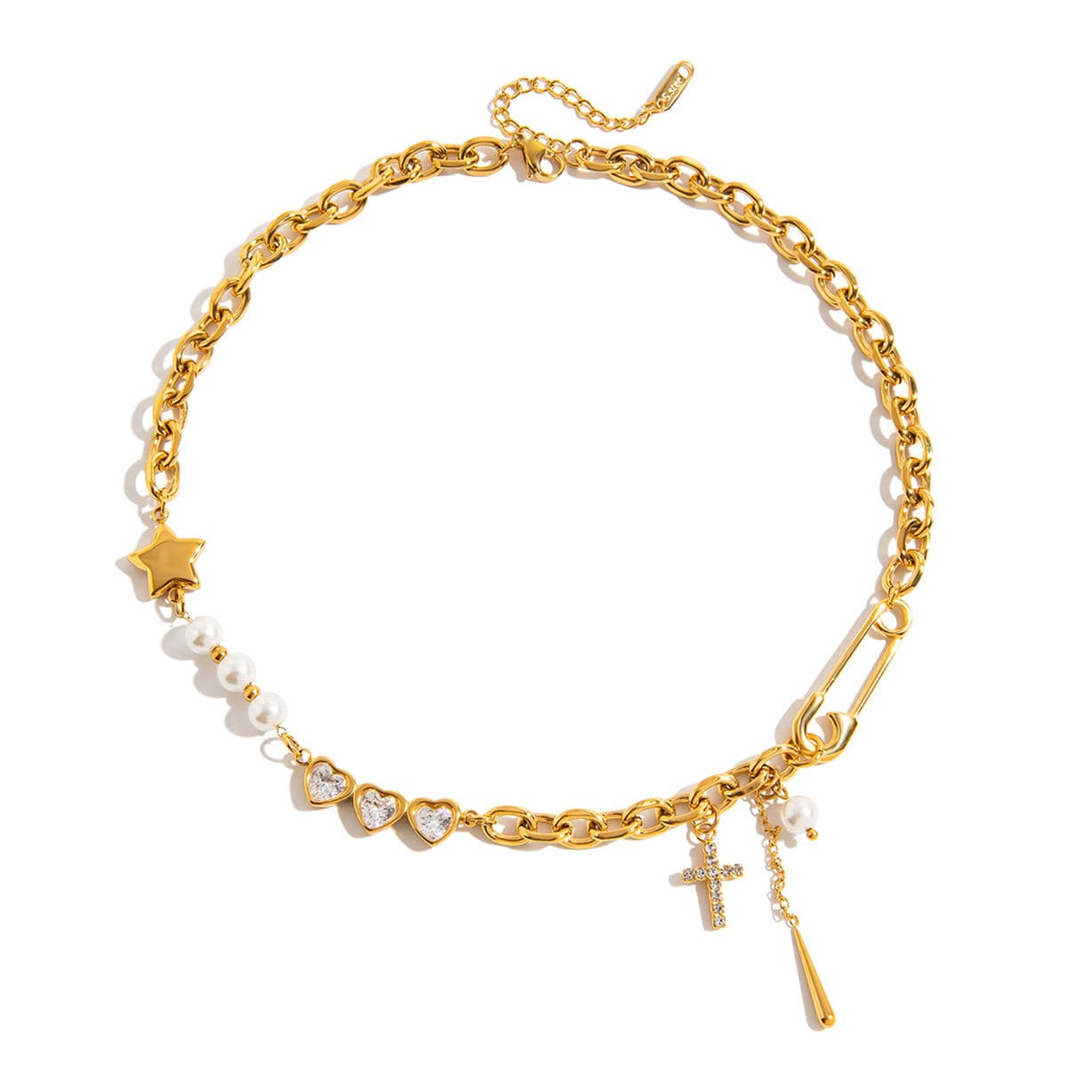Cross Charm Necklace 