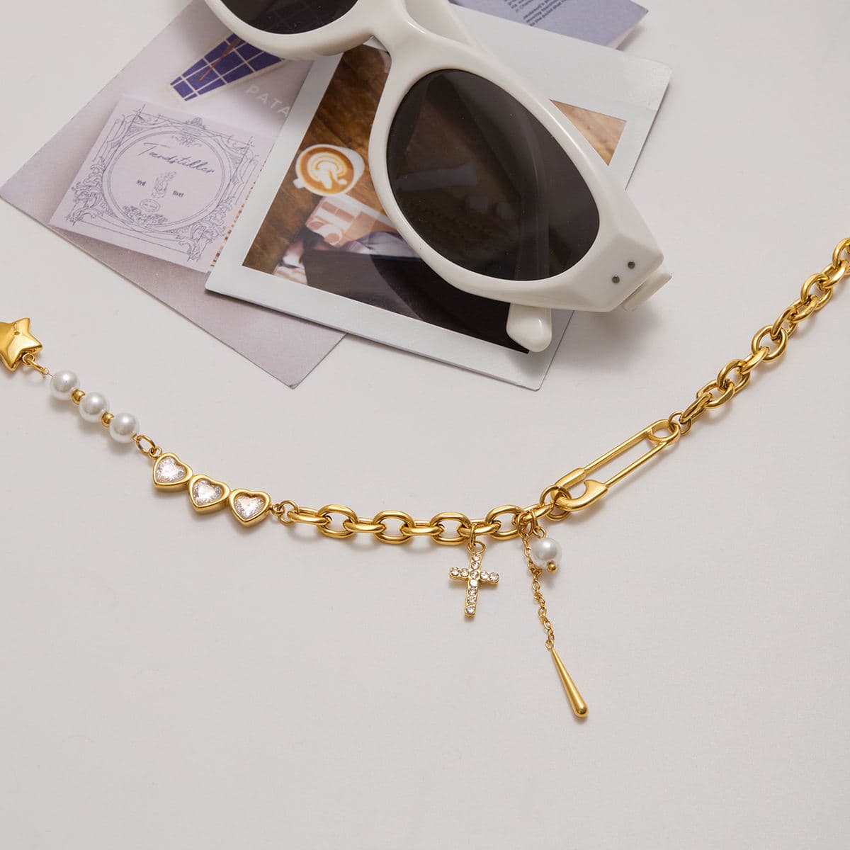 Cross Charm Necklace 